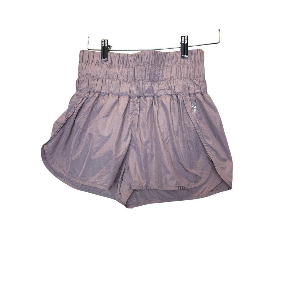 Free People FP Movement The Way Home Shorts Mauve Purple High Rise Running M